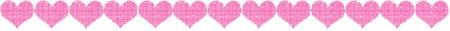 Pink Plaid Sparkle Hearts