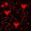 Red Flashing Hearts