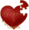 Be My Valentine (puzzle heart)