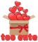 too cute (box of hearts)