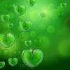 GREEN HEART BACKGROUND