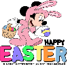 HAPPY EASTER, HOLIDAYS, DISNEY, MINNIE MOUSE