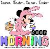 EASTER.. GOOD MORNING, MINNIE MOUSE, HOLIDAYS, EASTER