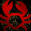crab red gold