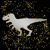 Dino silver gold