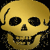 gold skull gold