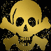 Gold Skull