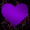 heart purple pink