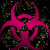 Biohazard deep pink