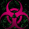 Biohazard deep pink