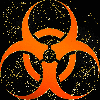 Biohazard orange gold
