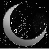 moon silver black