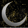 moon silver gold