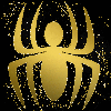 spiderman spider gold gold