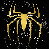 spiderman spider new gold black
