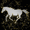 unicorn silver gold