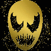 venom head gold gold