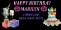 Happy Birthday - Marilyn