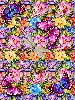 Flowers & Butterflies, Seamless Background