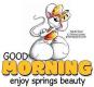 GOOD MORNING.. enjoy springs beauty, TOONS, DIDDL,CUTE, GREETINGS