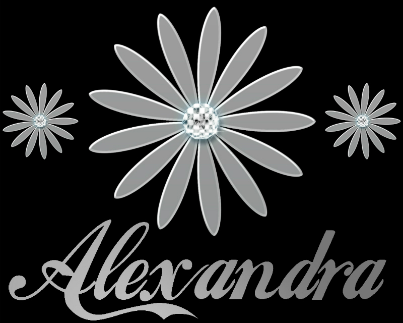 Alexandra (in Glitter Text)