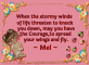 Mel - Stormy Winds - Courage - Wings 