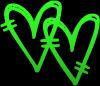 hearts green