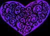 heart purple