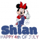 Shian.. HAPPY 4th OF JULY, MINNIE MOUSE, HOLIDAYS