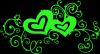 hearts green