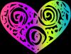 heart rainbow