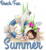Summer Beach Fun, DESIGNS, OCEANS, LIFE PRESERVER, PIXABAY