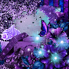 Purple Cluster Background 
