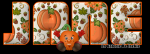 Pumpkin Text with goofy pumpkin