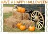 HAVE A HAPPY HALLOWEEN, HOLIDAYS, TEXT, PUMPKINS