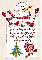 Mel - Snow Falling - Snowman - Hearts - Christmas Tree