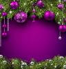 Purple Christmas Balls