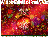 MERRY CHRISTMAS, ORNAMENTS, ANIMATED, TEXT