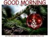 GOOD MORNING & HAPPY HOLIDAYS, CHRISTMAS, TEXT
