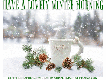 HAVE A LOVELY WINTER MORNING, SNOWING, ANIMATED, TEXT