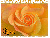 HAPPY VALENTINES DAY, ROSE, HOLIDAYS, TEXT