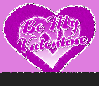 Purple Valentine Heart