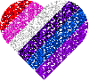 heart in various colors