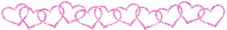 Pink Glitter Heartline