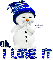 Oh, I LOVE IT, GG RELATED, SNOWMAN, TEXT
