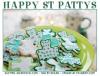 HAPPY ST PATTYS, HOLIDAYS, COOKIES, TEXT