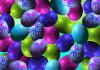 MULTI COLORED EASTER EGG BACKGROUND