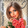 Girl with flowers/Avatar - J