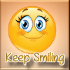 HAPPY FACE - KEEP SMILING sticker