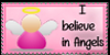 I believe in Angels stamp